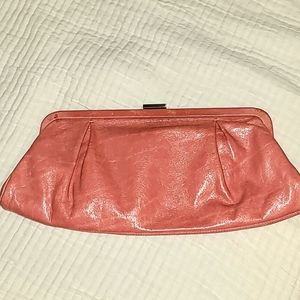 Hobo International Clutch Pink--Distressed